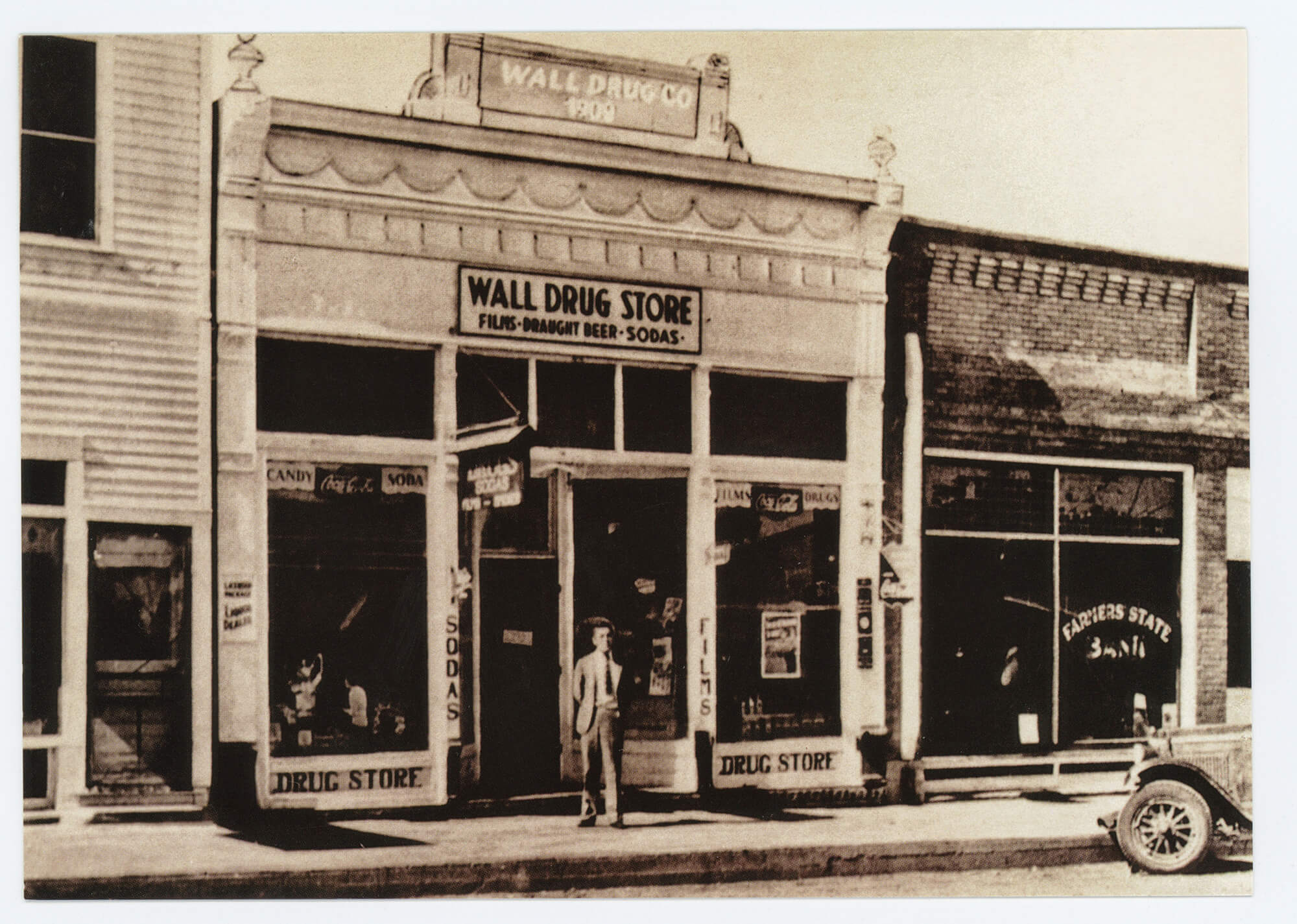 Wall Drug with Ted Hustead - Circa 1932